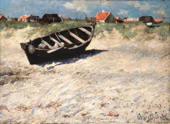 Boot am Südstrand von Skagen